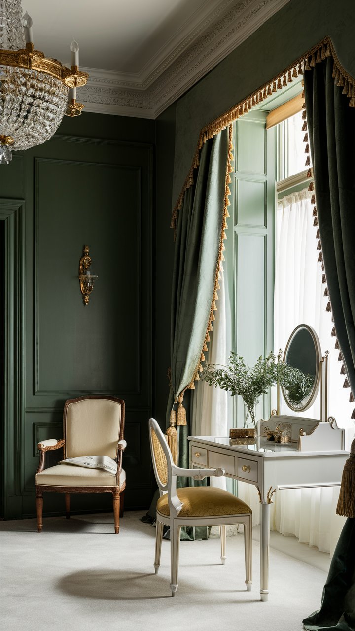 Emerald Elegance: A Timeless Sanctuary