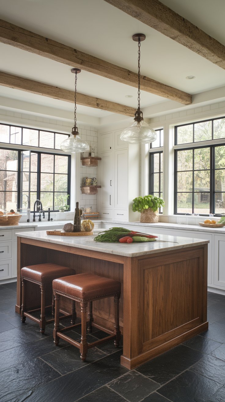 Rustic Modern Kitchen: Warmth Meets Elegance