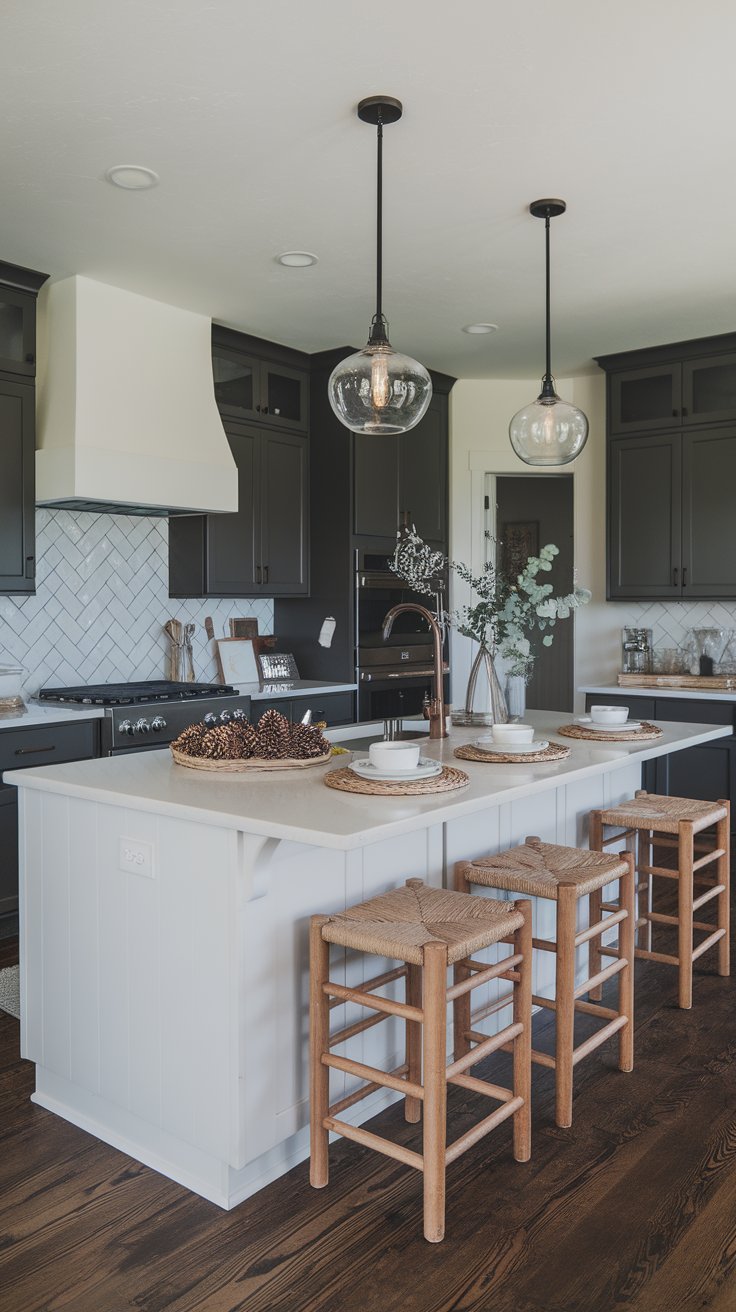 Urban Harmony: A Monochromatic Kitchen Sanctuary