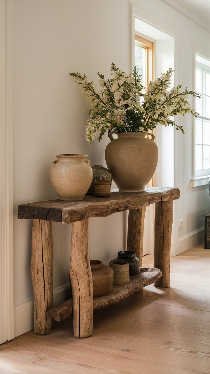 Rustic Harmony: A Tranquil Interior Sanctuary