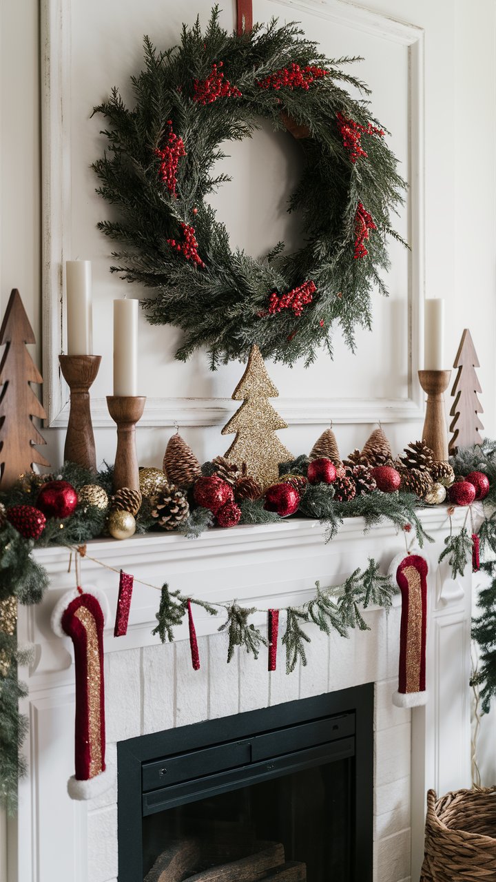 Festive Fireside Harmony: A Winter Sanctuary