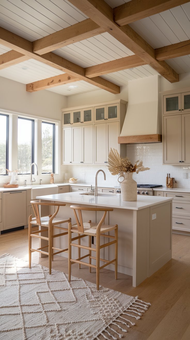 Rustic Harmony: A Modern Kitchen Sanctuary