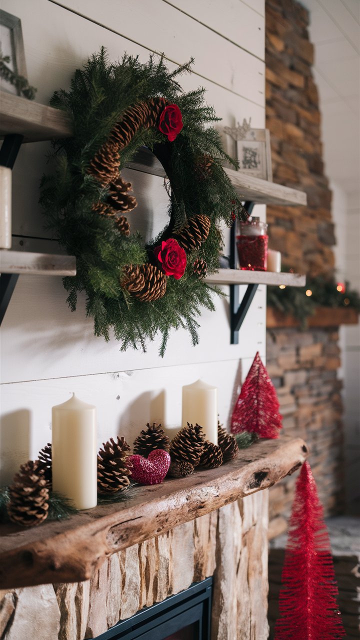 Rustic Winter Warmth: A Cozy Holiday Haven