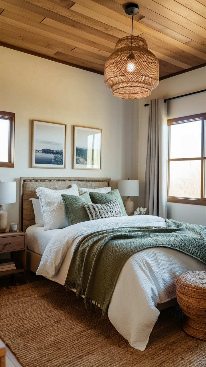 Woodland Whispers: A Tranquil Bedroom Sanctuary
