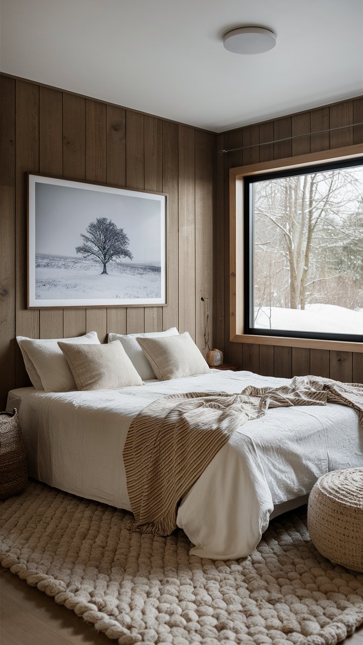 Whispers of Winter: A Cozy Woodland Sanctuary